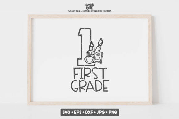 First Grade - School SVG: A Designer's Take on Back-to-School Stitching