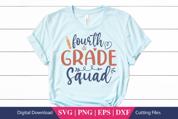 Fourth Grade Squad SVG: Crafts & Graphics Review