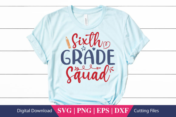 Review: Sixth Grade Squad School SVG File for Embroidery