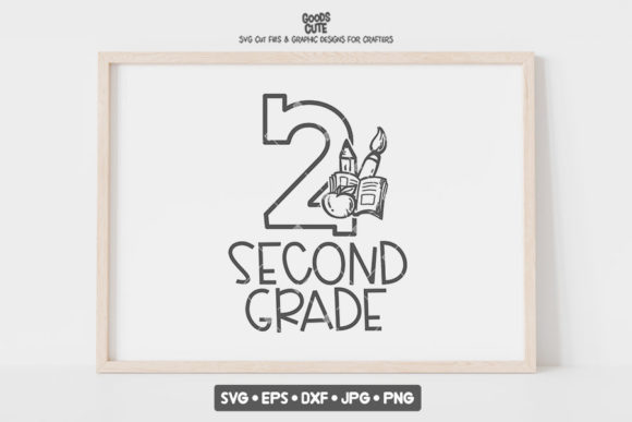 Second Grade School SVG: Graphics for Crafts