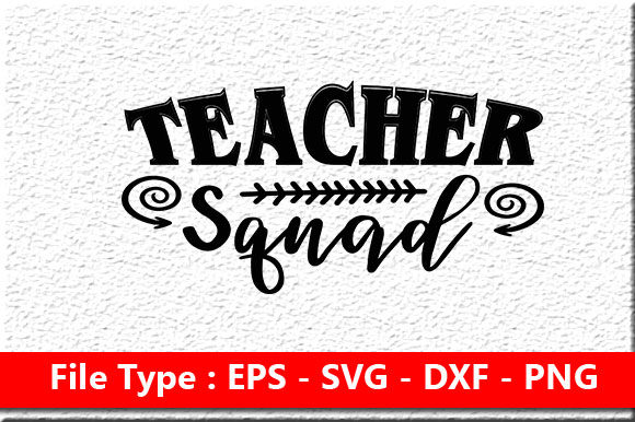 Teacher Squad Graphics for Crafts: A Seller's Review