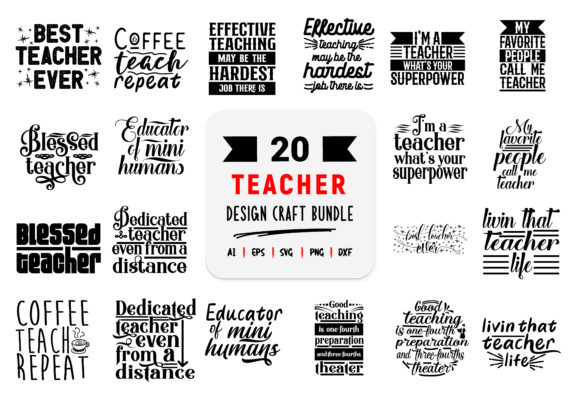 Teacher SVG Bundle: Graphics for Crafts