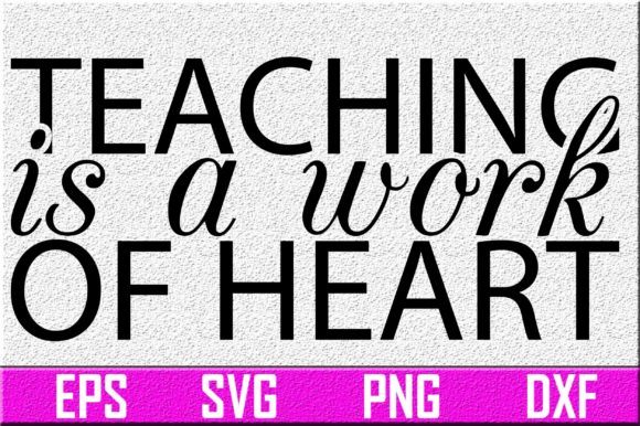 Teacher SVG Design: A Heartfelt Work for Embroidery