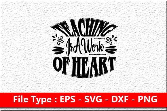 Teacher SVG Design: Heartfelt Graphics for Crafts