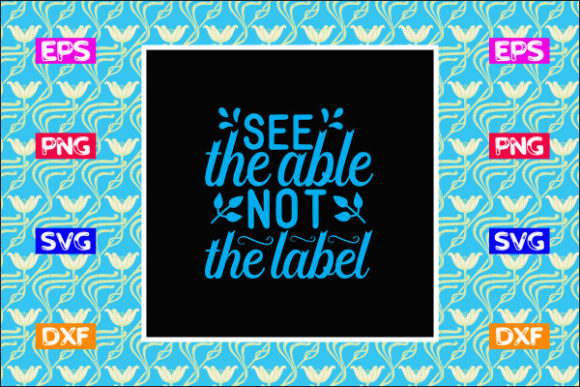 Teacher SVG Design: See the Able Not the Graphics